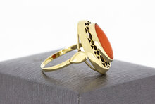 14 Karat Gold Vintage Korallenring - 18,4 mm
