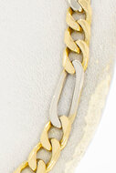Figaro Kette 18 Karat Gelbgold - 92 cm