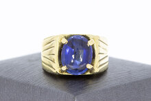 Saphir Ring 585 Gelbgold - 19,8 mm