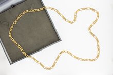 Figarokette 18 Karat Gold - 84,2 cm