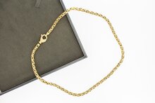 Fuchsschwanz Kette 14 Karat Gelbgold - 46,3 cm
