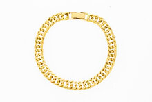 Panzer Goldarmband 18 Karat - 19,4 cm