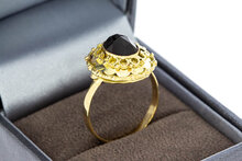 Granat Ring 14 Karat Gold - 18,3 mm