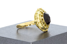 Granat Ring 14 Karat Gold - 18,3 mm