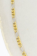 Figarokette 18 Karat Gold - 64,5 cm