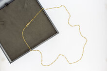 Figarokette 18 Karat Gold - 64,5 cm