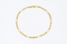 Falkenauge Armband 18 Karat Gold - 21,6 cm