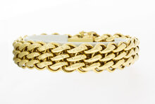 14 Karat geflochtenes Armband - 20,7 cm