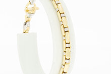 14 Karat Goldbarren K&ouml;nigsarmband- 19,8 cm