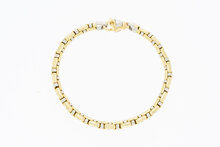 14 Karat Goldbarren K&ouml;nigsarmband- 19,8 cm