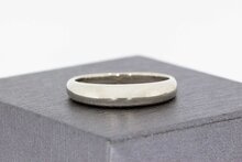 14 Karat Wei&szlig;gold Stapelring - 18,3 mm