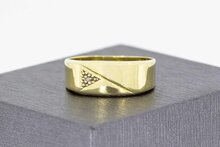 Diamant Goldring 14 Karat - 18,6 mm