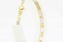 14 Karat Gold K&ouml;nigsarmband - 19,6 cm