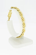 Glieder armband 14 Karat Gold - 19,1 cm