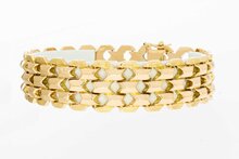 Breites Armband aus 18 Karat Gold &ndash; 20,1 cm