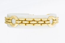 18 Karat Gold Barrenarmband - 18,8 cm