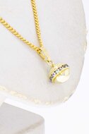 14 Karat Gold Anh&auml;nger mit Zirkonia