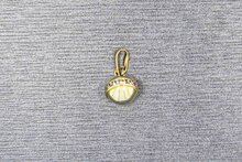 14 Karat Gold Anh&auml;nger mit Zirkonia