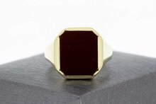 Karneol Siegelring 14 Karat - 19,1 mm