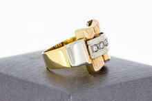 18 Karat Gold Diamant Ring - 16,9 mm