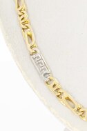 14 Karat Falkenauge Goldkette - 49,5 cm