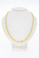 Gedrehte Goldkette 14 Karat - 51,1 cm