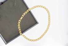 14 Karat flache K&ouml;nigskette Gold - 44,1 cm