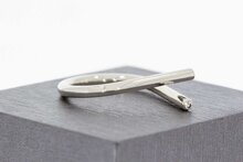 14 Karat Wei&szlig;goldene Diamant Ring - 16,5 mm