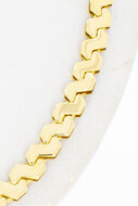 18 Karat Bicolor-Gold Collier - 43,4 cm