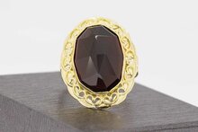 14 Karat Gold Vintage Granat Ring - 17,9 mm