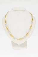 14 Karat Figaro Gold Kette - 59,5 cm