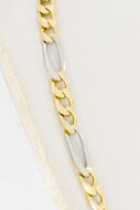 14 Karat Figaro Gold Kette - 59,5 cm
