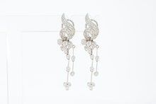 Diamant Clip Ohrringe 750 Gold - 4,5 cm