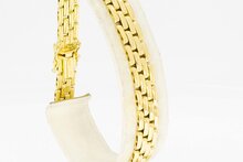 18 Karat Vintage St&auml;bchen Gold Armband - 20,7 cm