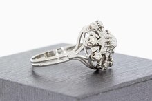 18 Karat Gold Diamant Rosettenring - 18,6 mm