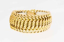 Breites Goldarmband 18 Karat - 18,6 cm
