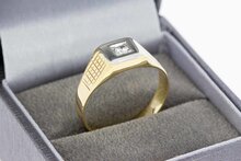 Pinky Diamantring 14 Karat - 19,4 mm