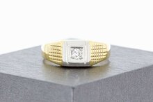 Pinky Diamantring 14 Karat - 19,4 mm