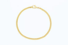 14 Karat Gold Panzerarmband - 19,9 cm