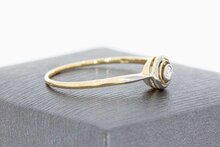 14 Karat Gold Diamantring - 19,9 mm