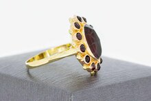 Vintage Granaten- Ring 585 Gold - 17,7 mm