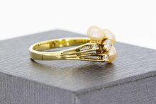 585 Gelbgold Edelstein-Ring - 15,8 mm