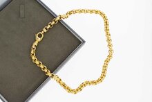 Erbskette 14 Karat Gold - L&auml;nge 45,6 cm