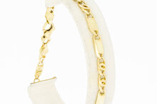 14 Karat Falkenaugen Armband - 22,5 cm