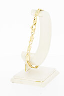 14 Karat Falkenaugen Armband - 22,5 cm