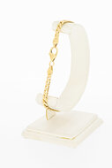 14 Karaat Gourmet goud armband - 22 cm