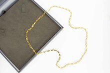 18 Karat goldene Fantasy Panzerkette - 59,7 cm