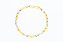 14 Karat Falkenauge Infinity Armband - 20 cm