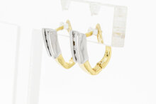 Diamant Ohrstecker aus 14 Karat Gold - 1,3 cm