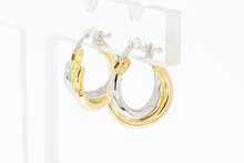 Gedrehte Gold Creolen 14 Karat - 1,3 cm